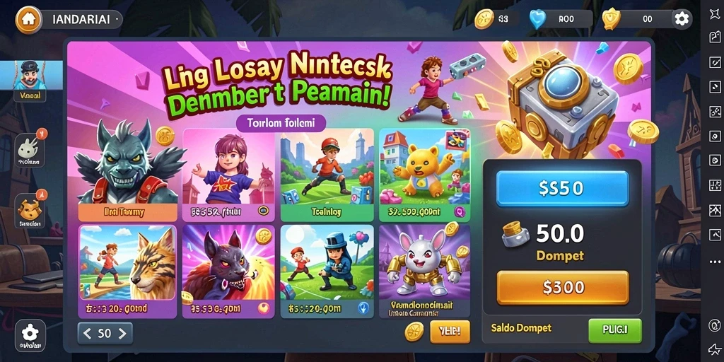 x168 - Screenshot menampilkan berbagai item yang bisa dikumpulkan.